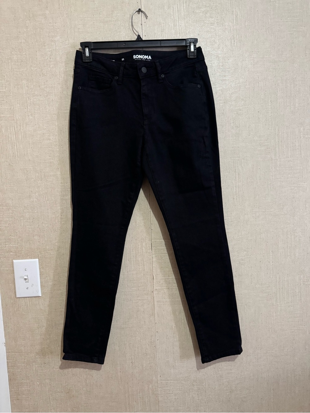 Sonoma women’s black skinny jeans
